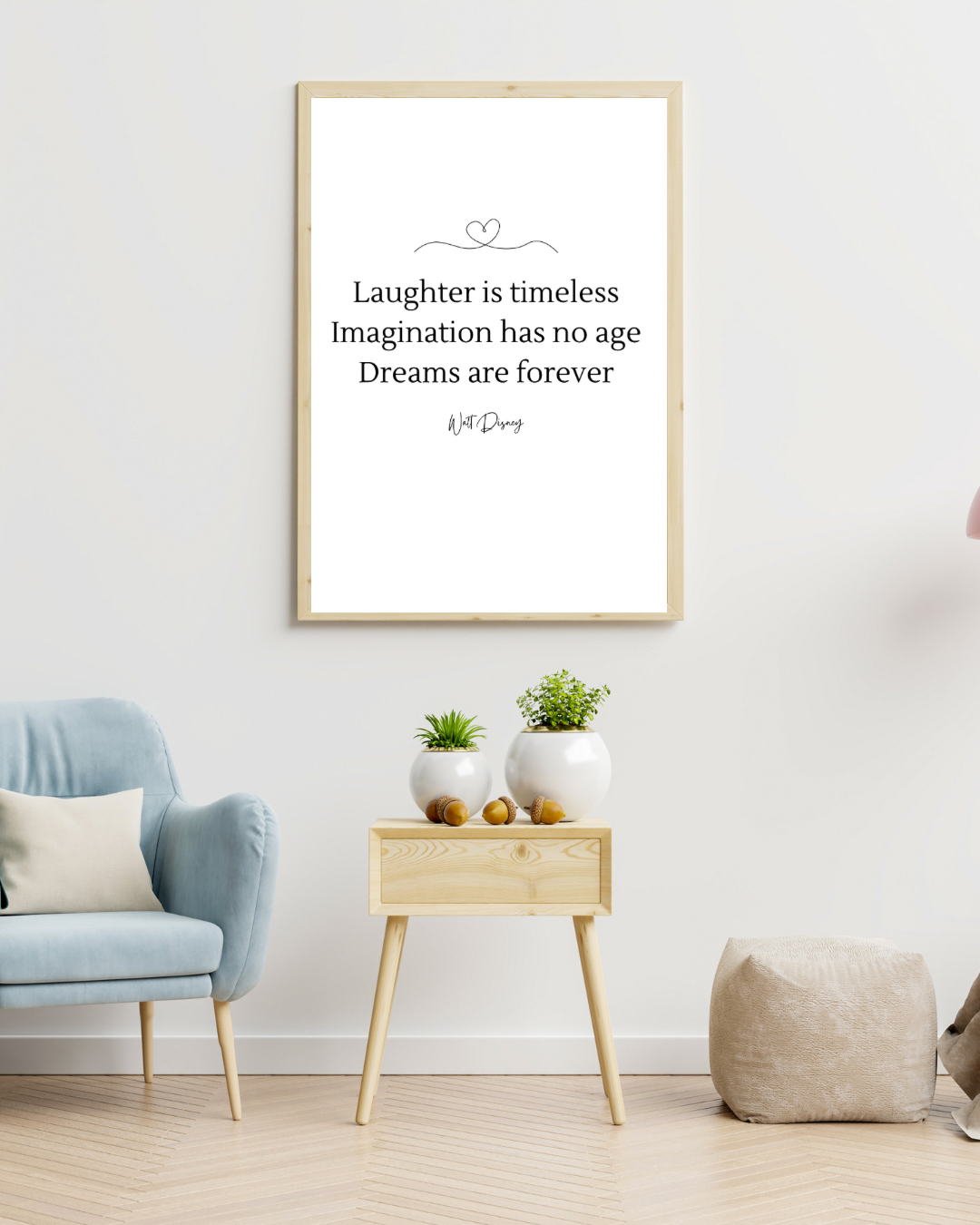Laughter is timeless A4 Print