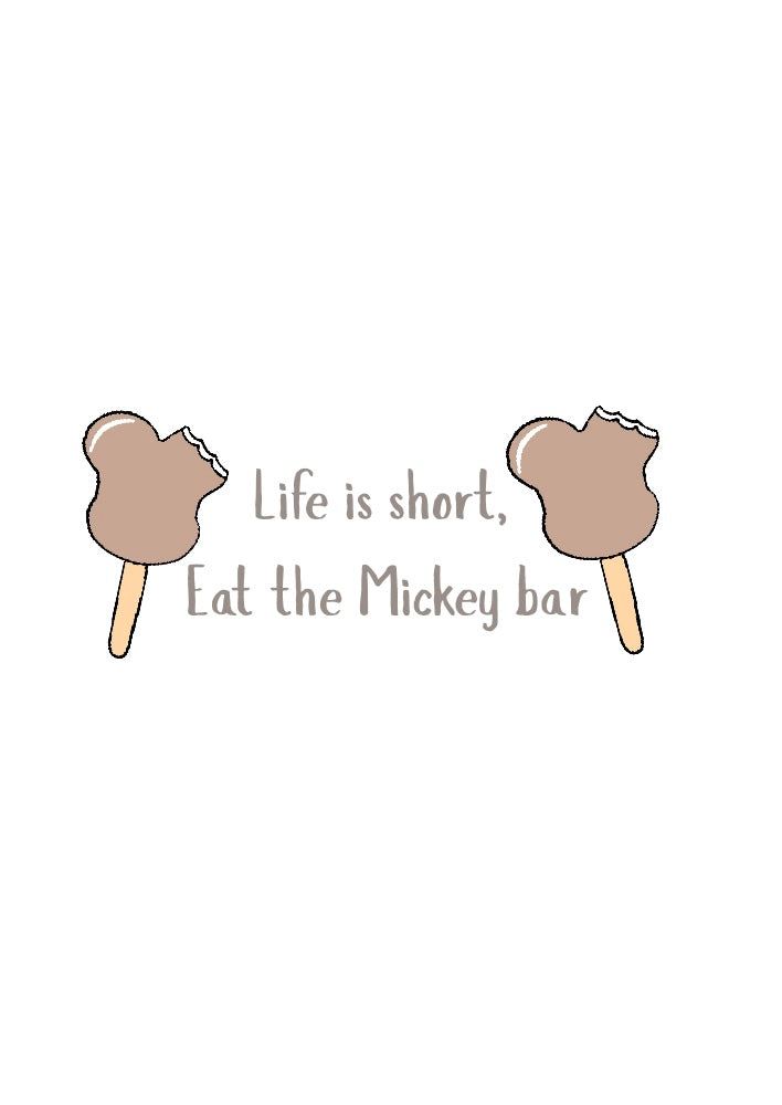 Mickey Bar A4 Print
